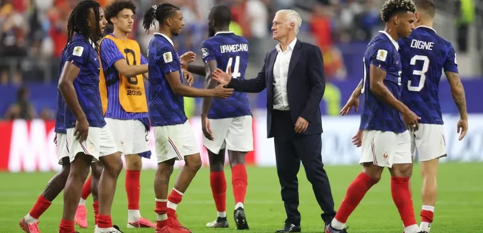 Jugadores de Francia celebrando en el Mundial 2026