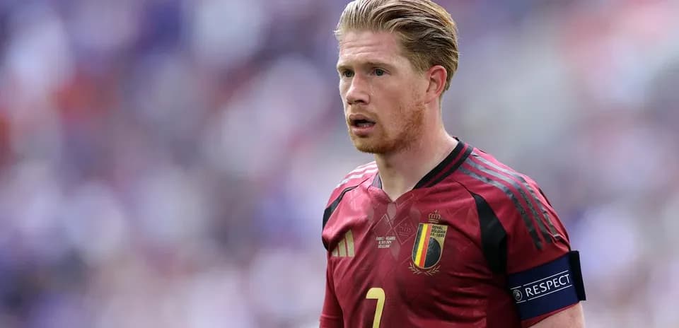 Jugador belga en acción durante el partido