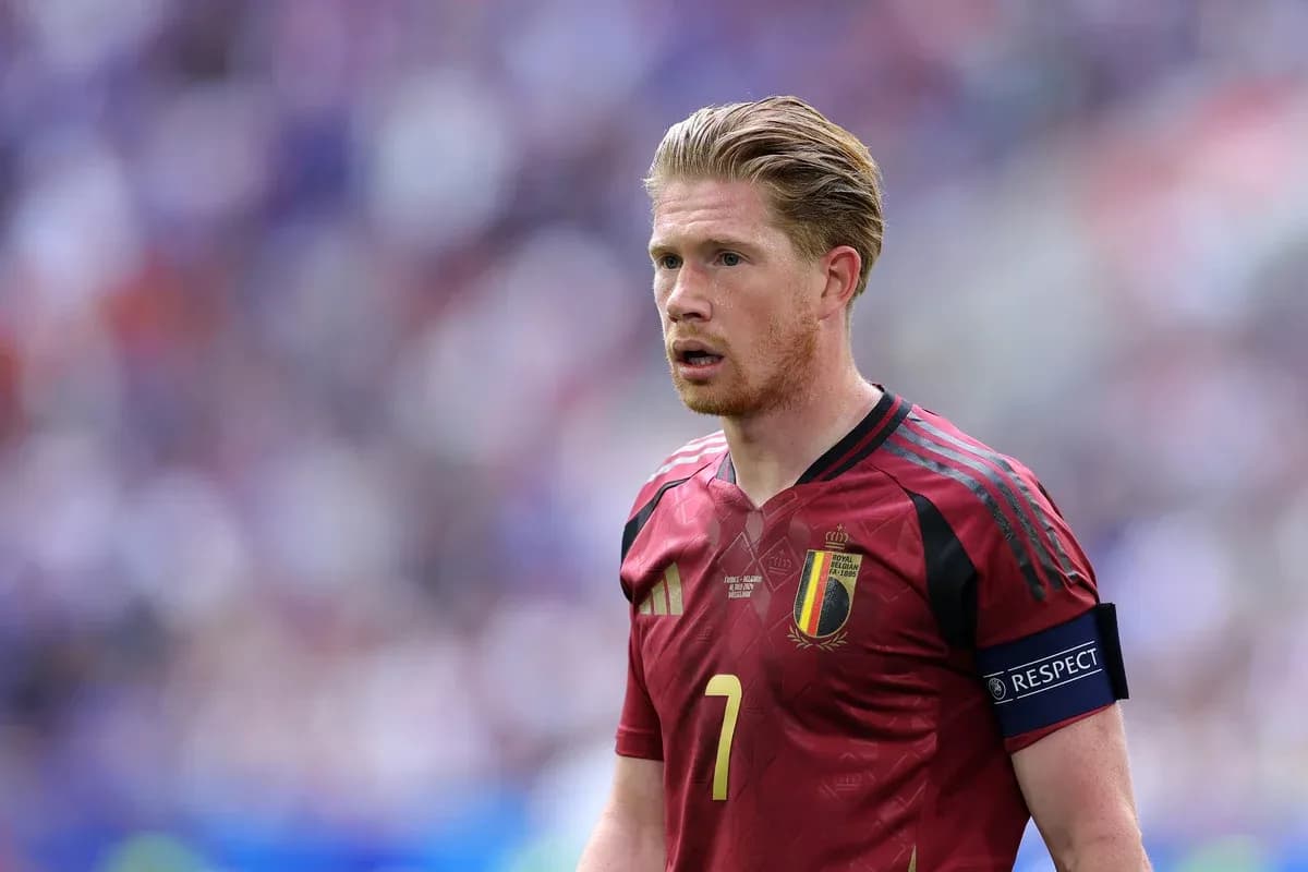 Jugador belga en acción durante el partido