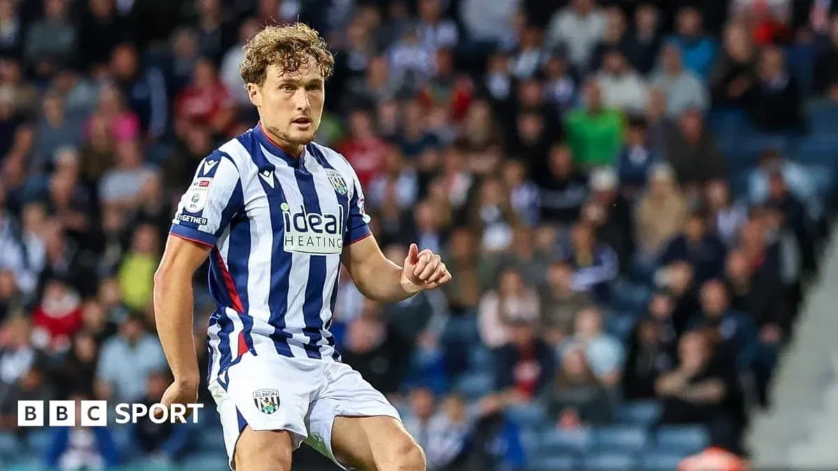 Jugador de West Bromwich Albion en acción en el partido