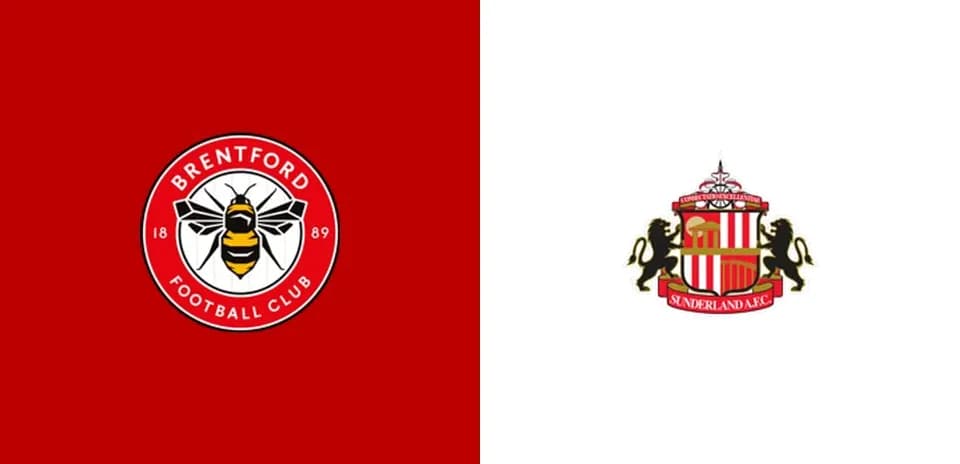 Logos de Brentford y Sunderland Football Club