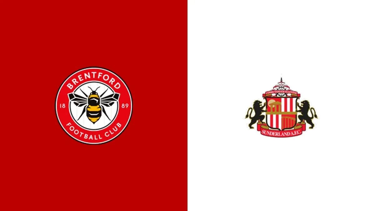 Logos de Brentford y Sunderland Football Club