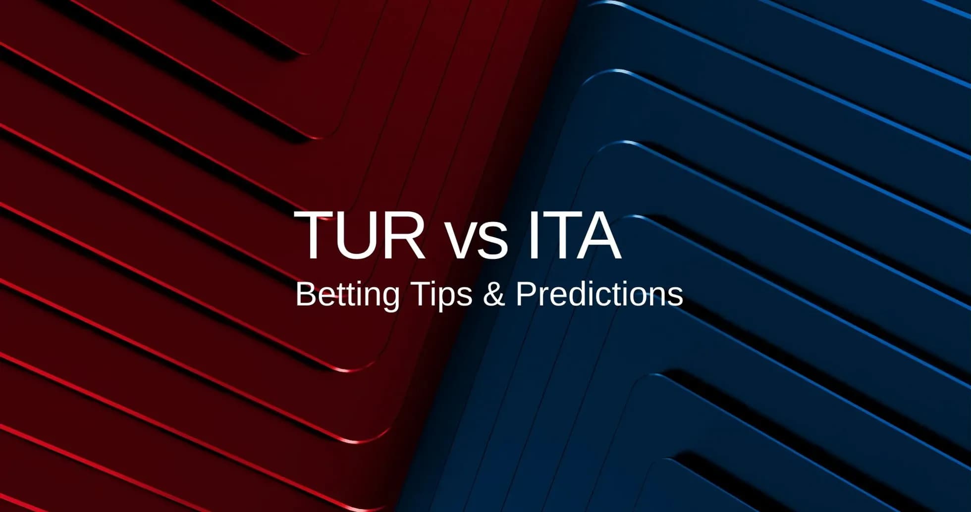 Fondo con texto sobre apuestas Turquía vs Italia