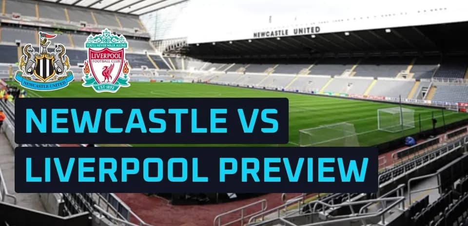 Estadio de Newcastle United con logos de ambos equipos