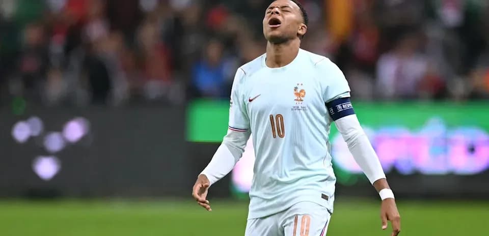 Jugador de Francia en acción durante un partido