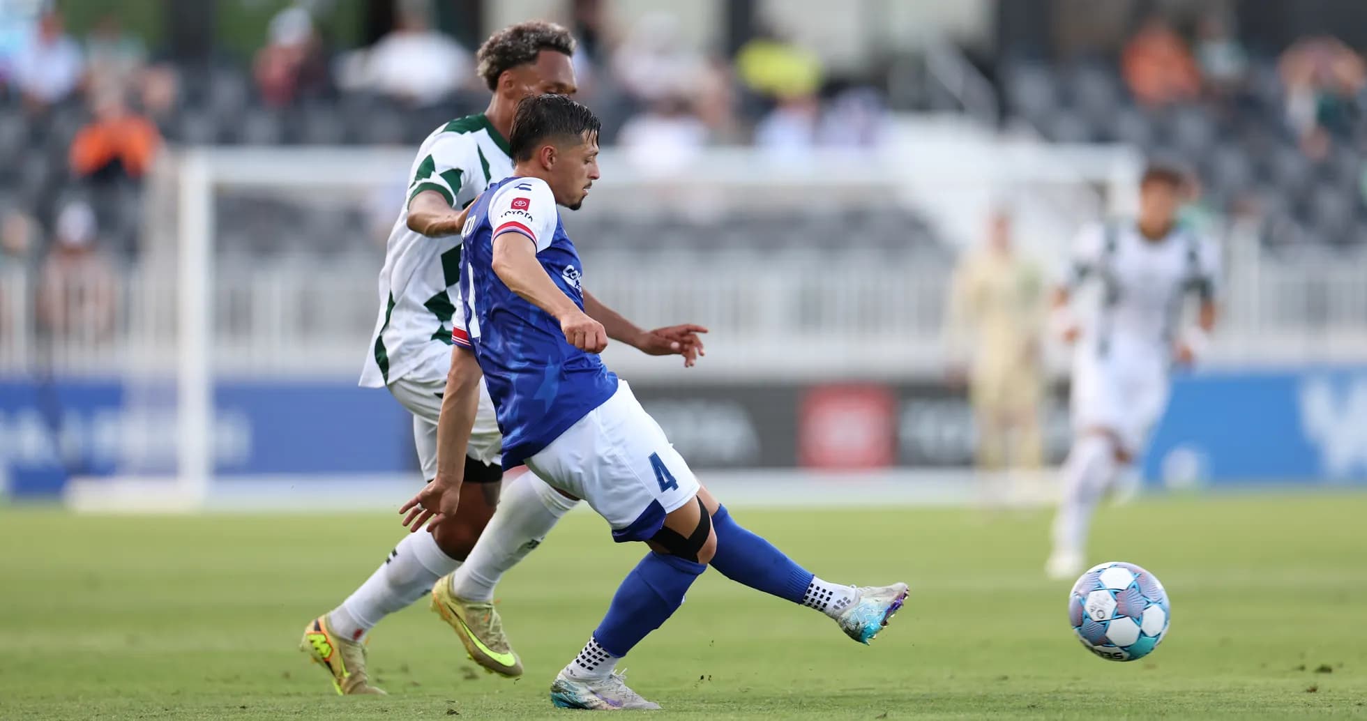 Jugador de Lexington en acción durante el partido