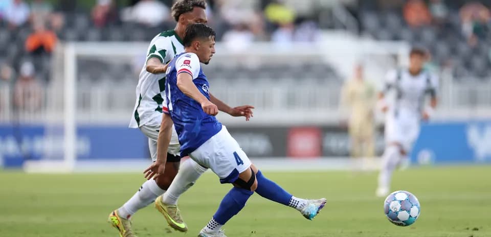 Jugador de Lexington en acción durante el partido
