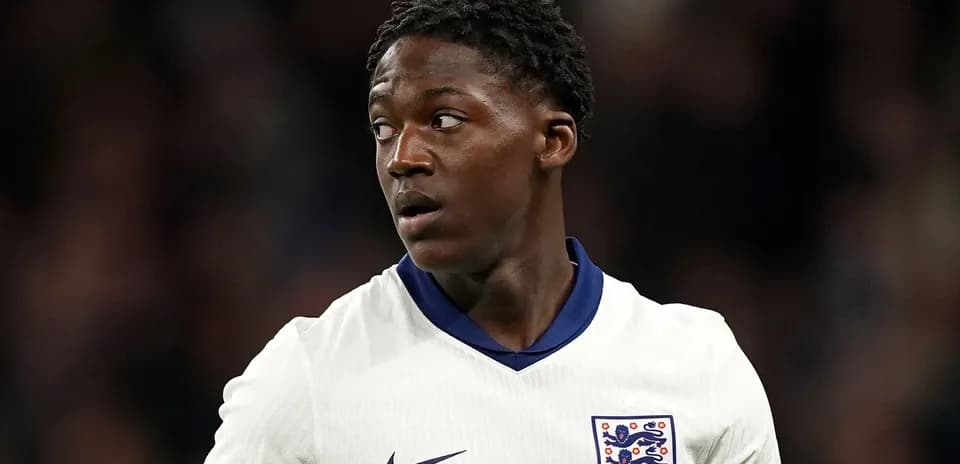 Jugador de Inglaterra en el campo durante el partido