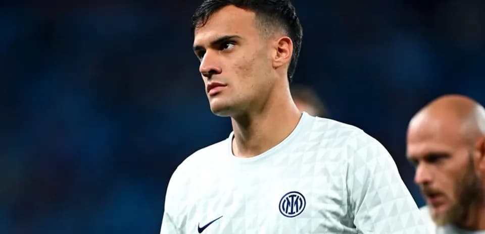 Jugador de Inter de Milán en la cancha