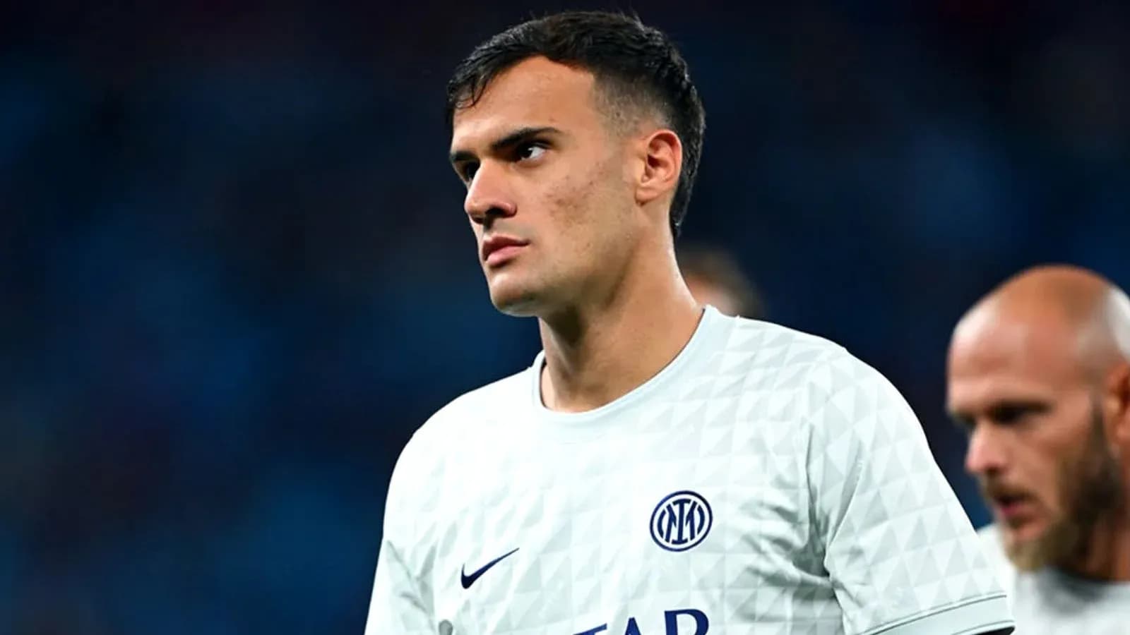 Jugador de Inter de Milán en la cancha