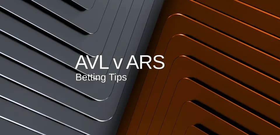 Fondo con texto sobre consejos de apuestas de AVL v ARS
