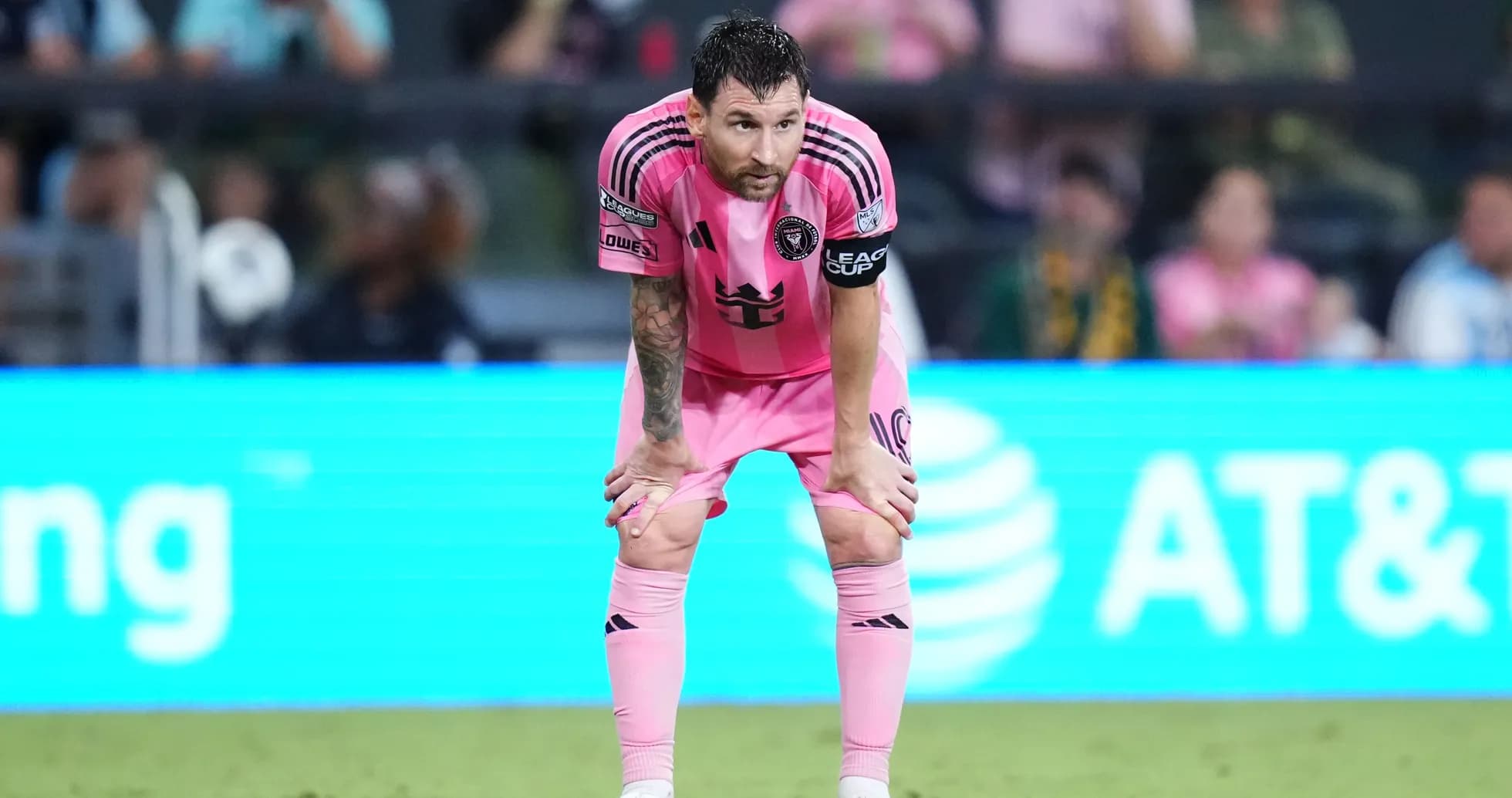 Jugador de Inter Miami en acción durante el partido