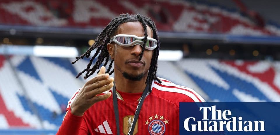 Jugador de Bayern Múnich en el estadio