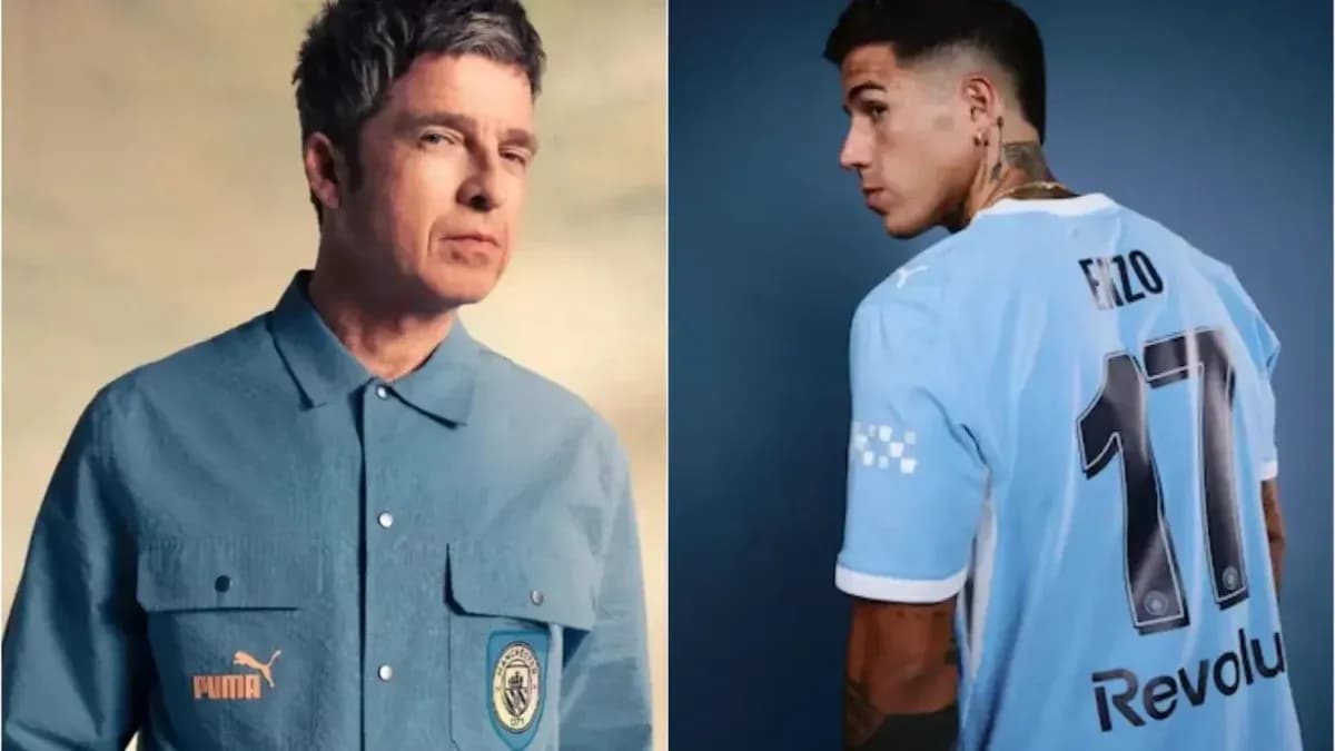 Hombre con camiseta de Manchester City y jugador
