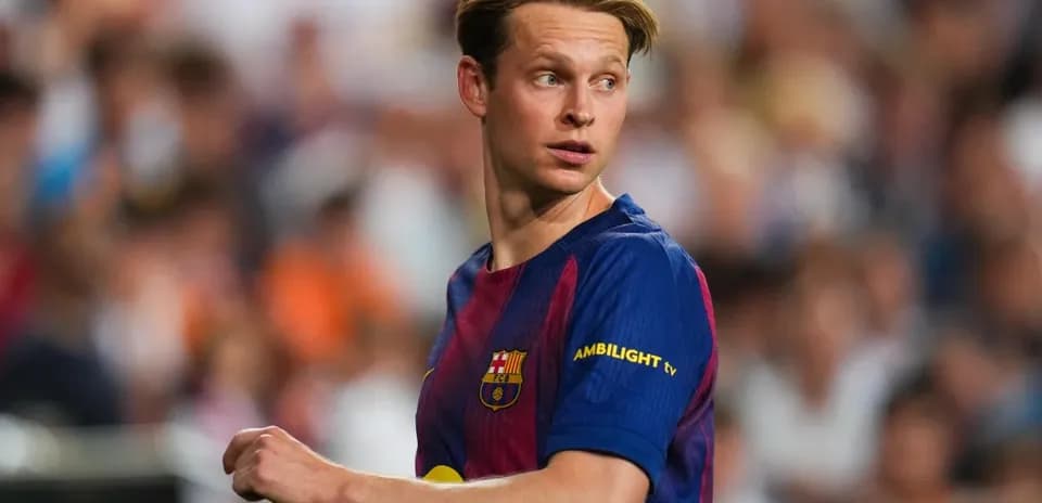 Jugador del FC Barcelona durante el partido
