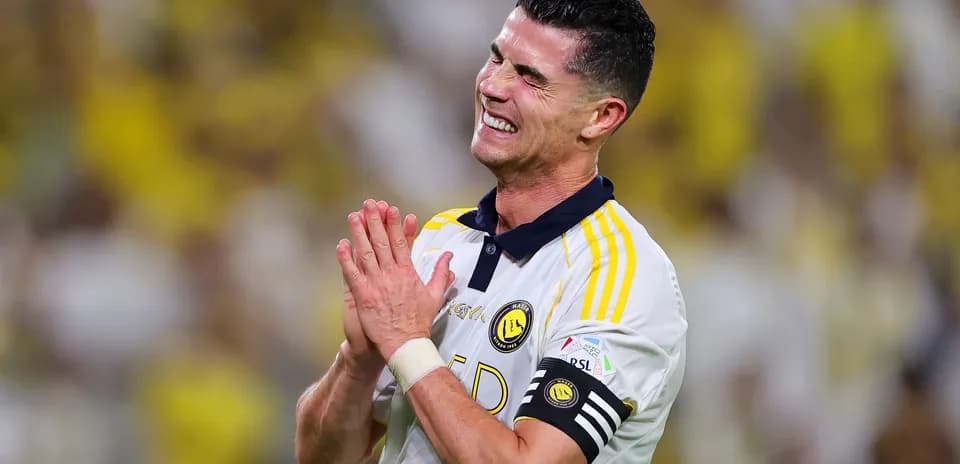 Jugador de Al Nassr celebrando durante el partido
