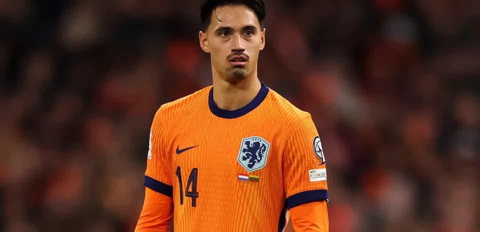 Jugador de la selección de Países Bajos en partido