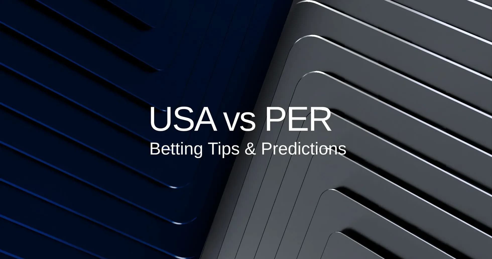 Texto sobre pronósticos de apuestas USA vs PER