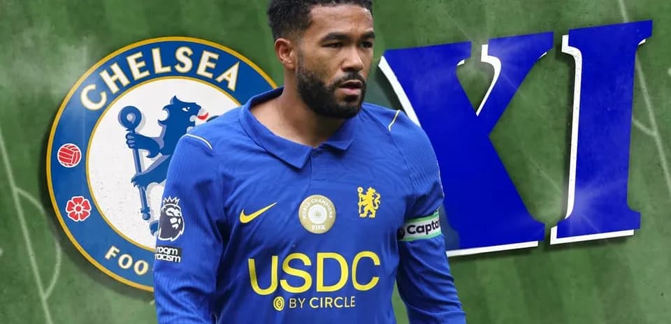 Jugador de Chelsea con camiseta azul en el campo