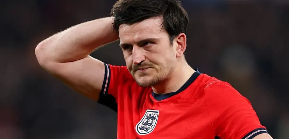Jugador de Inglaterra con expresión de preocupación