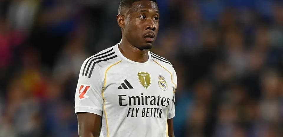 Jugador de Real Madrid en el campo durante el partido