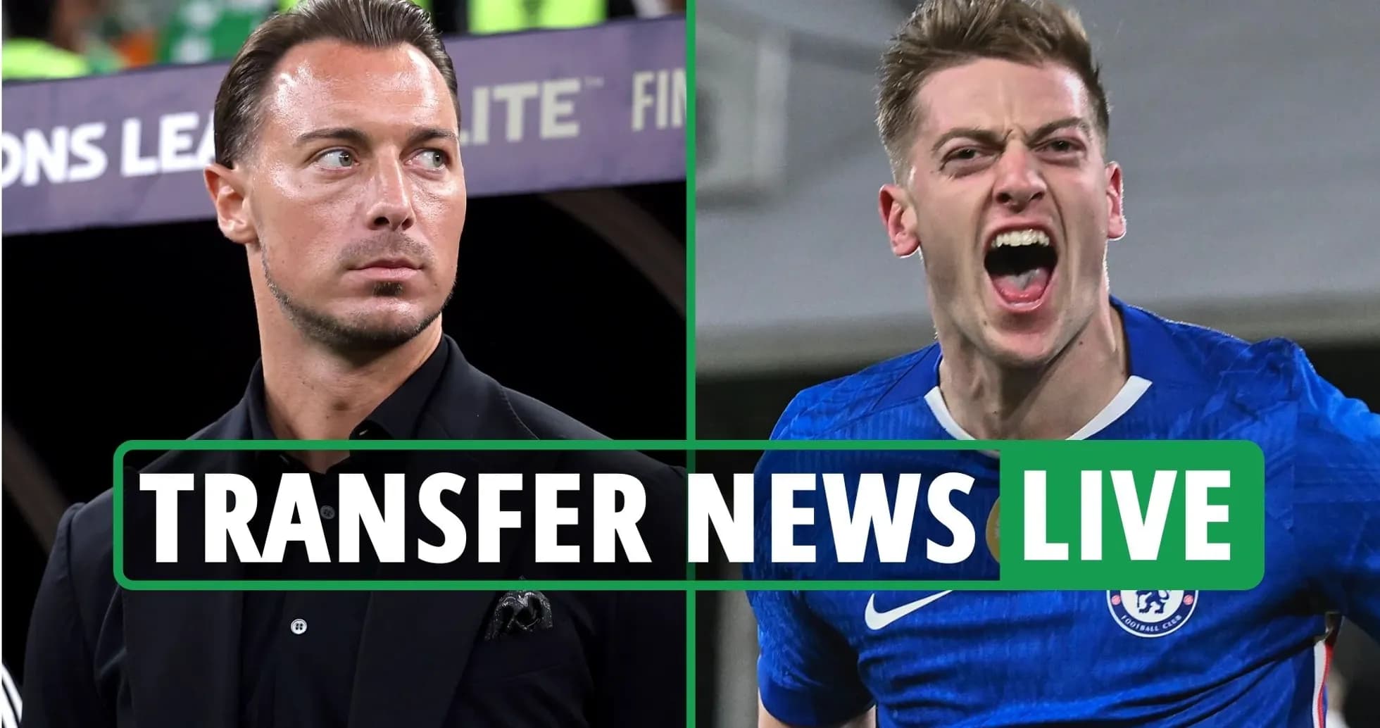 Entrenador y jugador de fútbol en noticias de transferencias