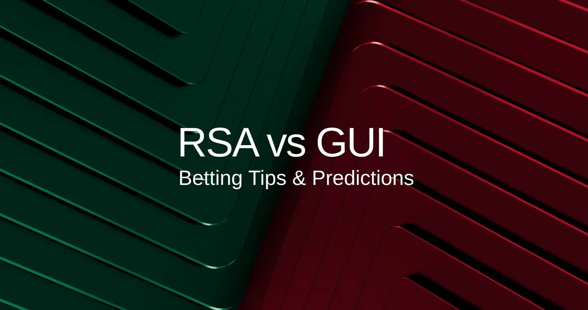Texto sobre RSA vs GUI y pronósticos de apuestas