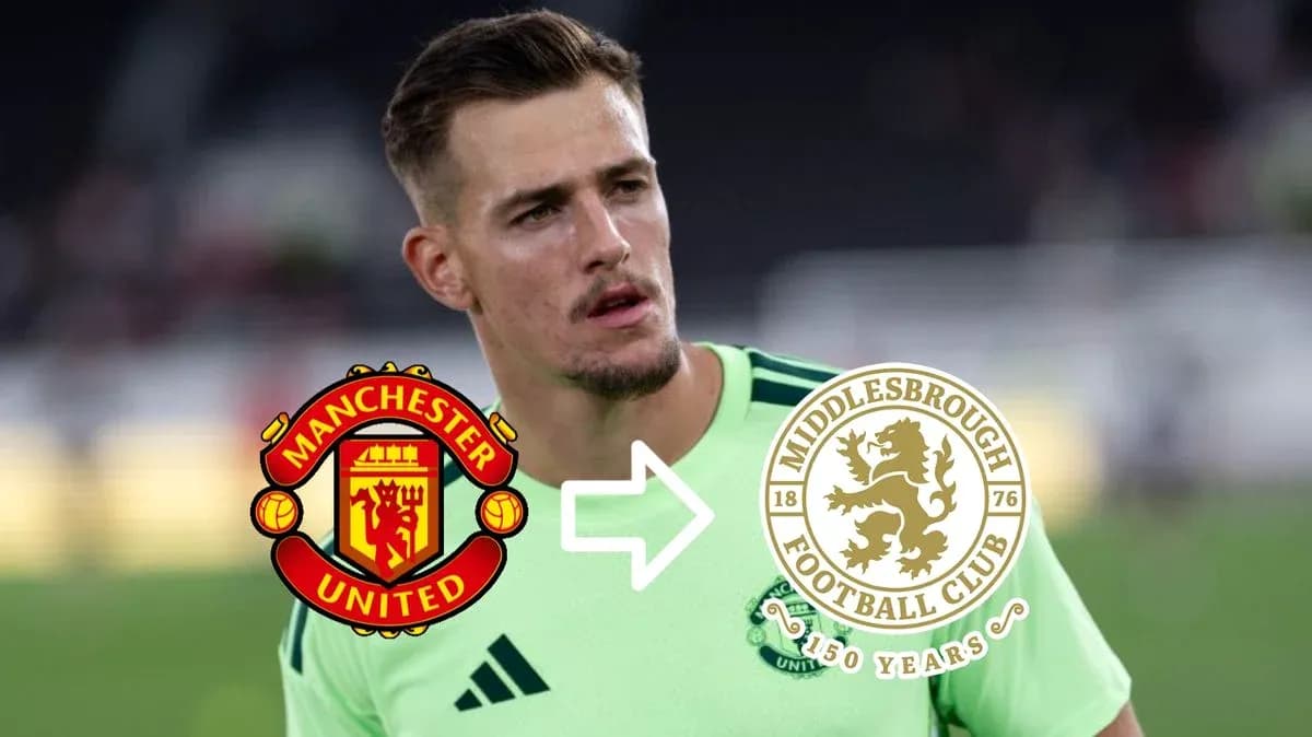 Jugador con camiseta verde entre logos de clubes