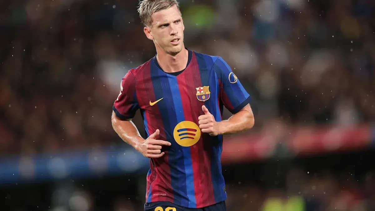 Jugador de Barcelona en acción durante un partido