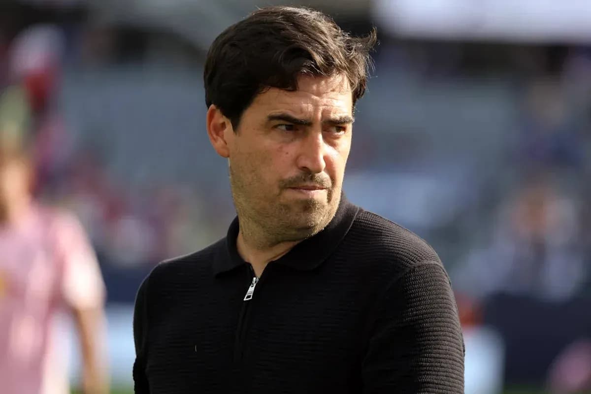 Entrenador observando el partido desde la línea lateral