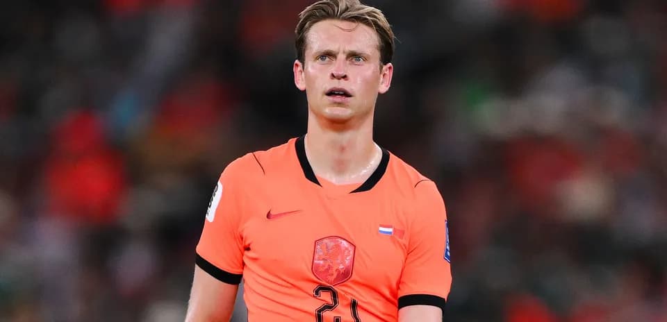 Jugador de la selección de Países Bajos en acción