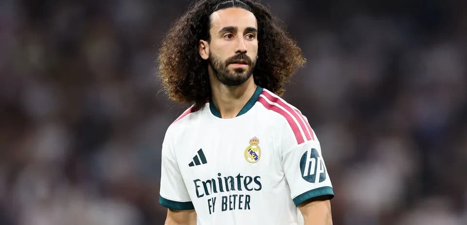 Jugador de Real Madrid en el campo durante partido