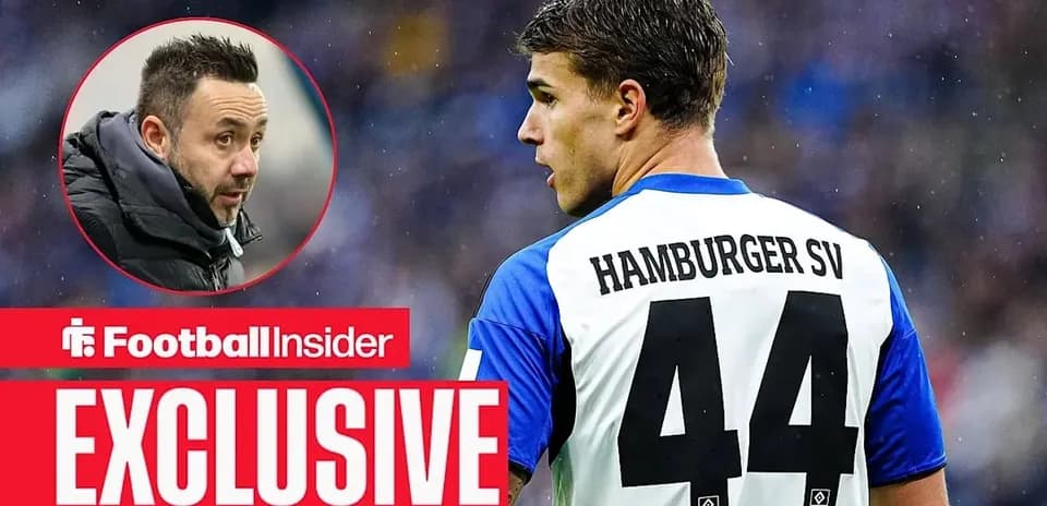Jugador de Hamburger SV con camiseta número 44