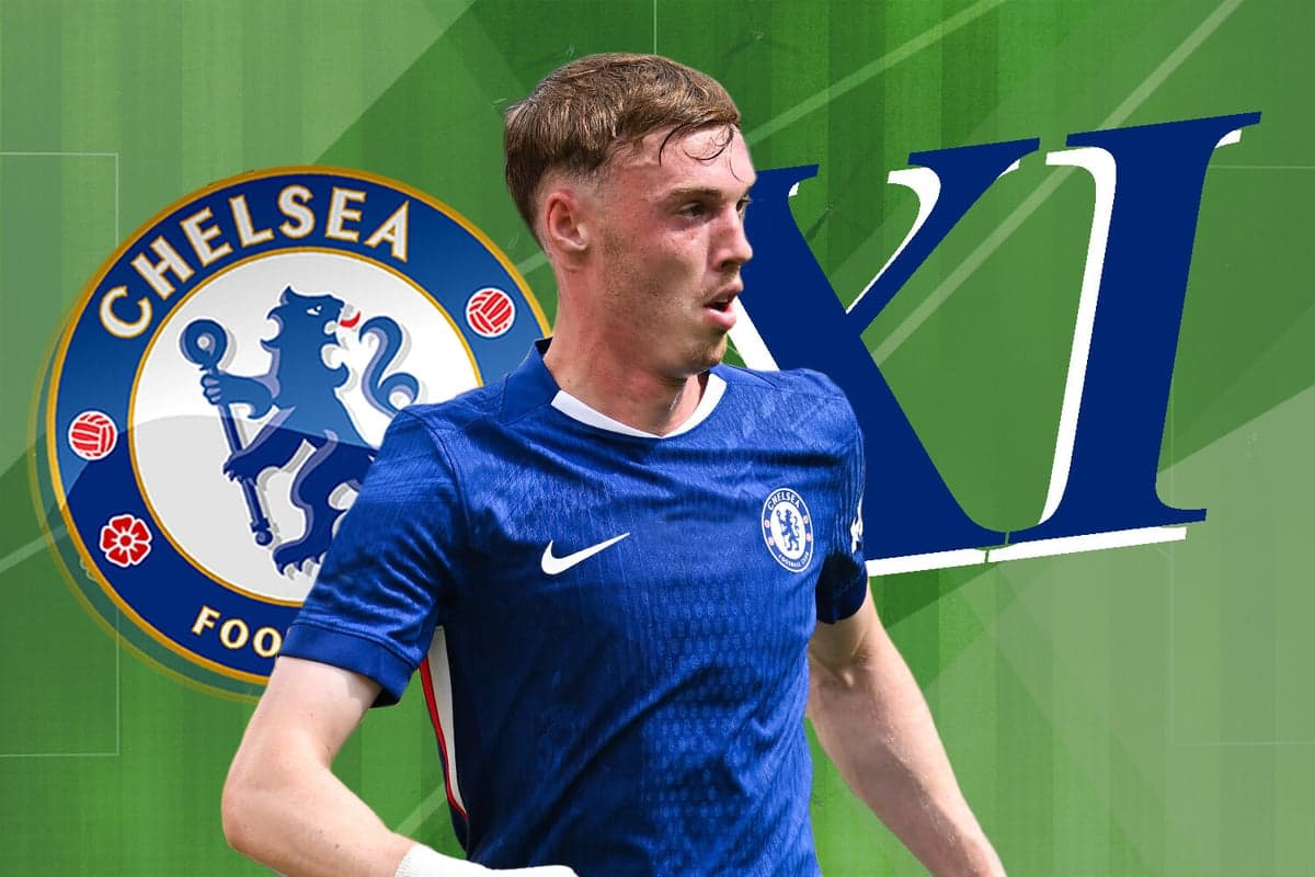 Jugador de Chelsea corriendo en uniforme azul