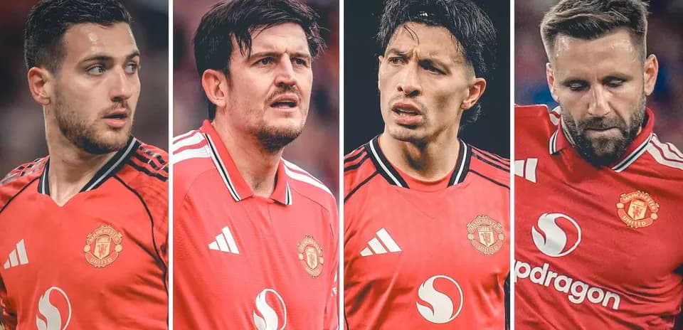 Jugadores de Manchester United en partido