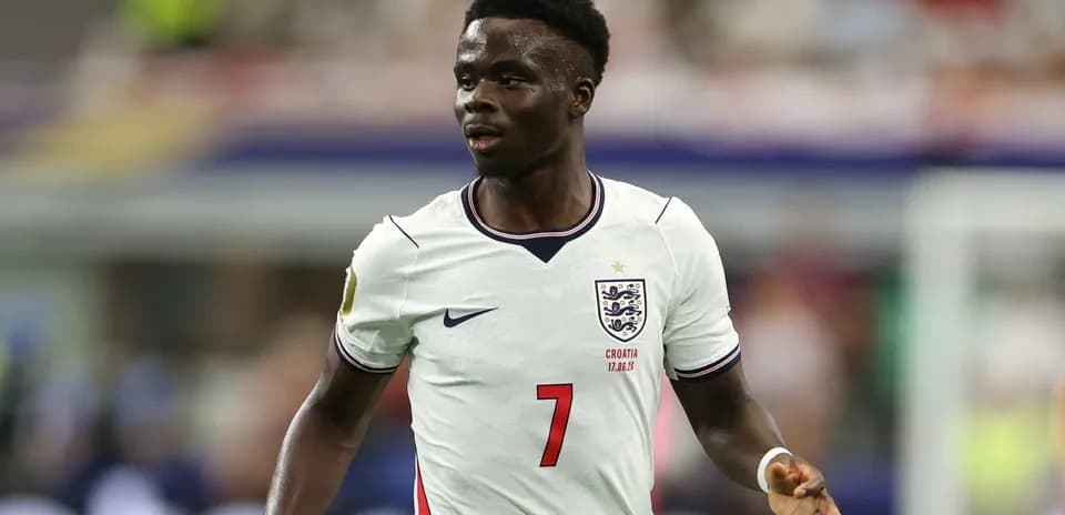 Jugador de Inglaterra en acción durante un partido