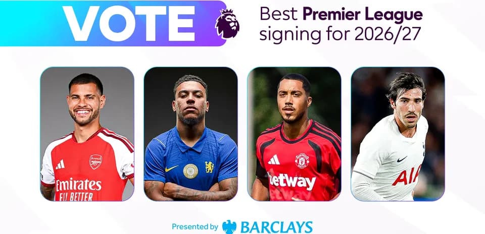 Cuatro jugadores nominados para mejor fichaje de Premier League