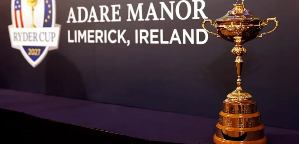 Trofeo Ryder Cup en evento en Adare Manor