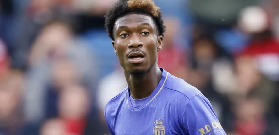 Jugador de AS Monaco en el campo durante partido