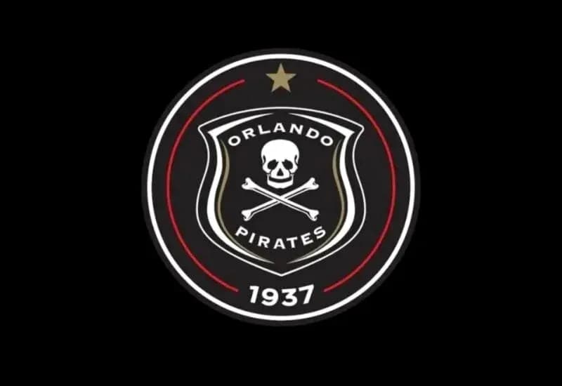 Logo de Orlando Pirates con calavera y huesos
