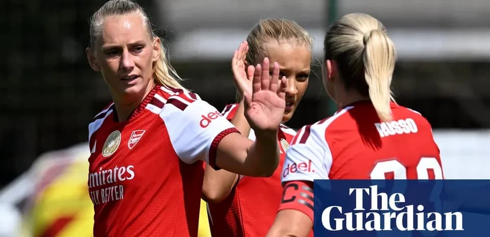 Jugadoras de Arsenal en sesión de entrenamiento