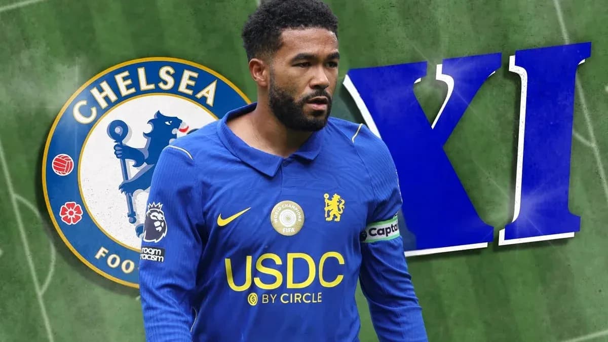 Jugador de Chelsea con camiseta azul y cinta de capitán