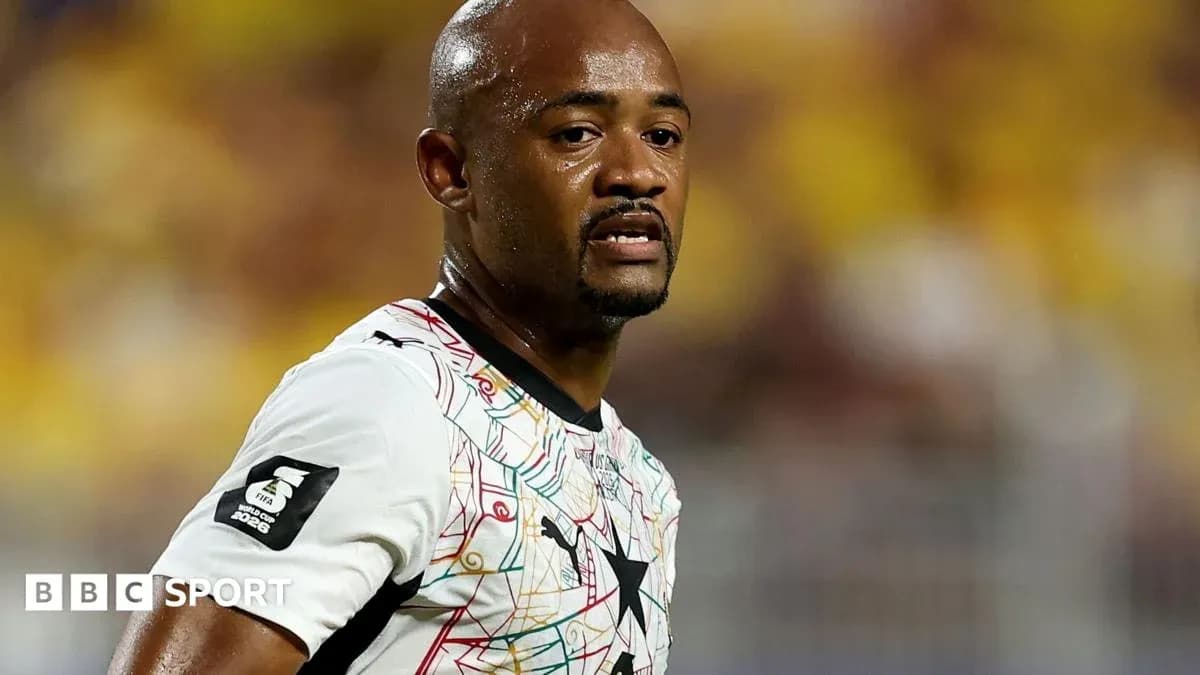 Jugador de Ghana en el campo durante un partido