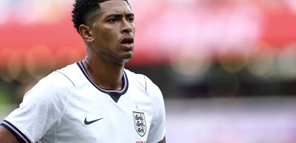 Jugador de Inglaterra en el campo durante el partido