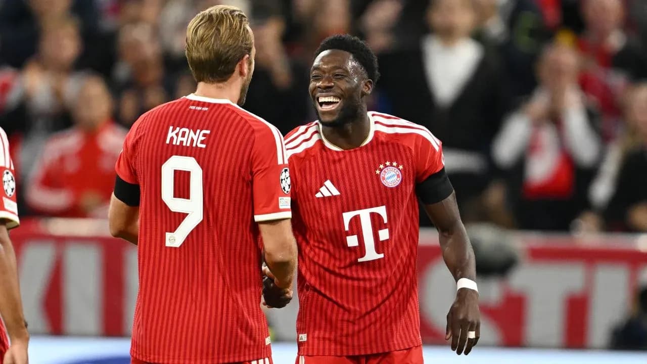 Jugadores de Bayern Múnich celebrando un gol