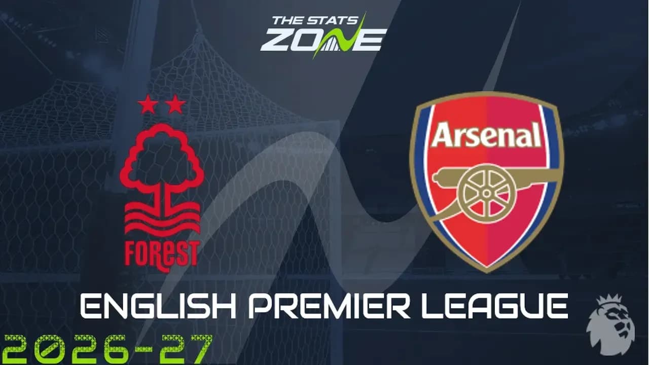 Logos de Nottingham Forest y Arsenal en la Premier League
