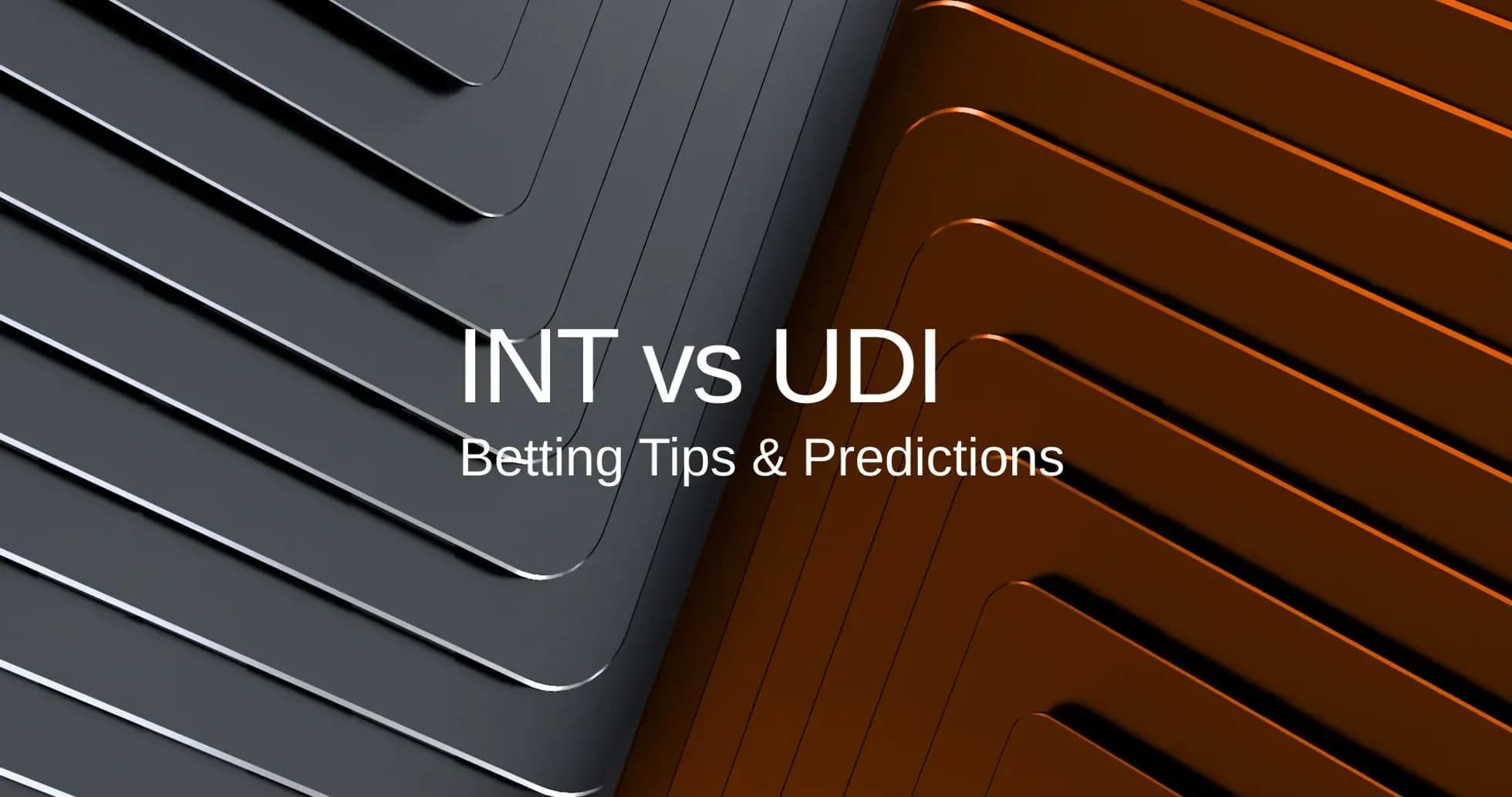 Fondo con texto sobre apuestas INT vs UDI