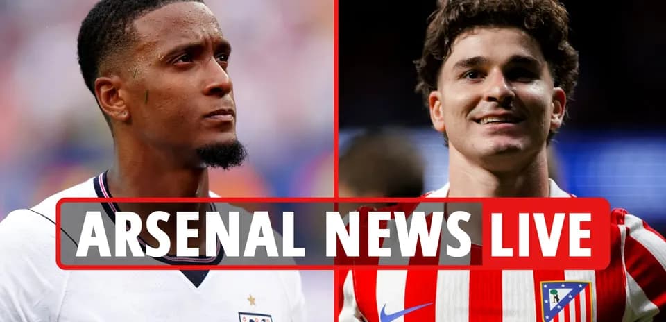 Jugadores de fútbol en acción con texto de noticias