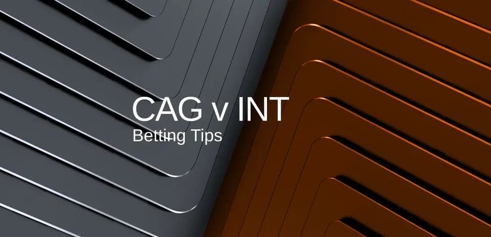 Fondo con texto de consejos de apuestas CAG vs INT