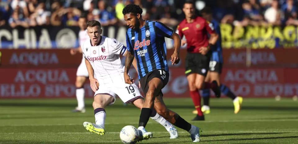 Atalanta contra Bologna en el partido
